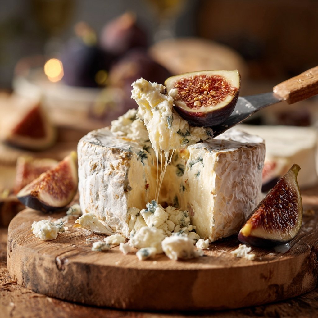 Valentins-Käseplatte mit Feigen