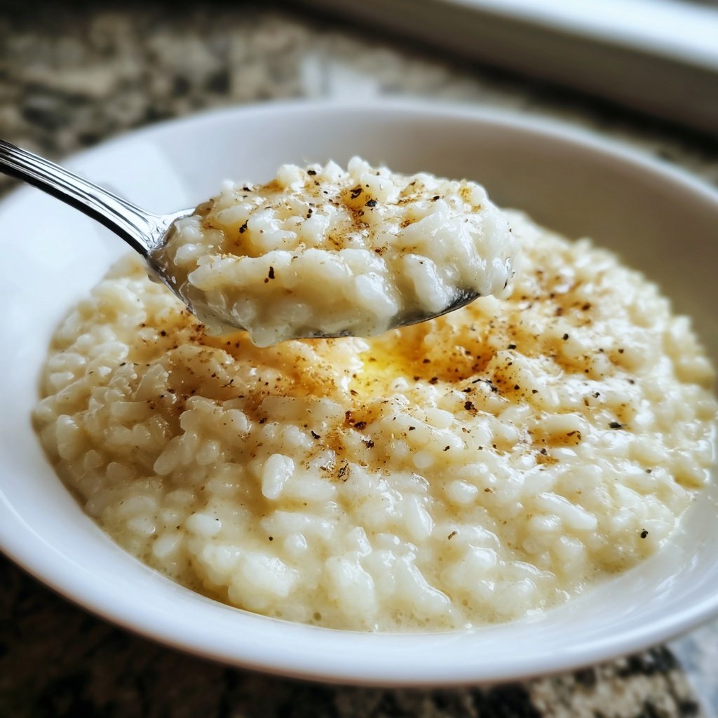 Risotto mit Champagner und Parmesan