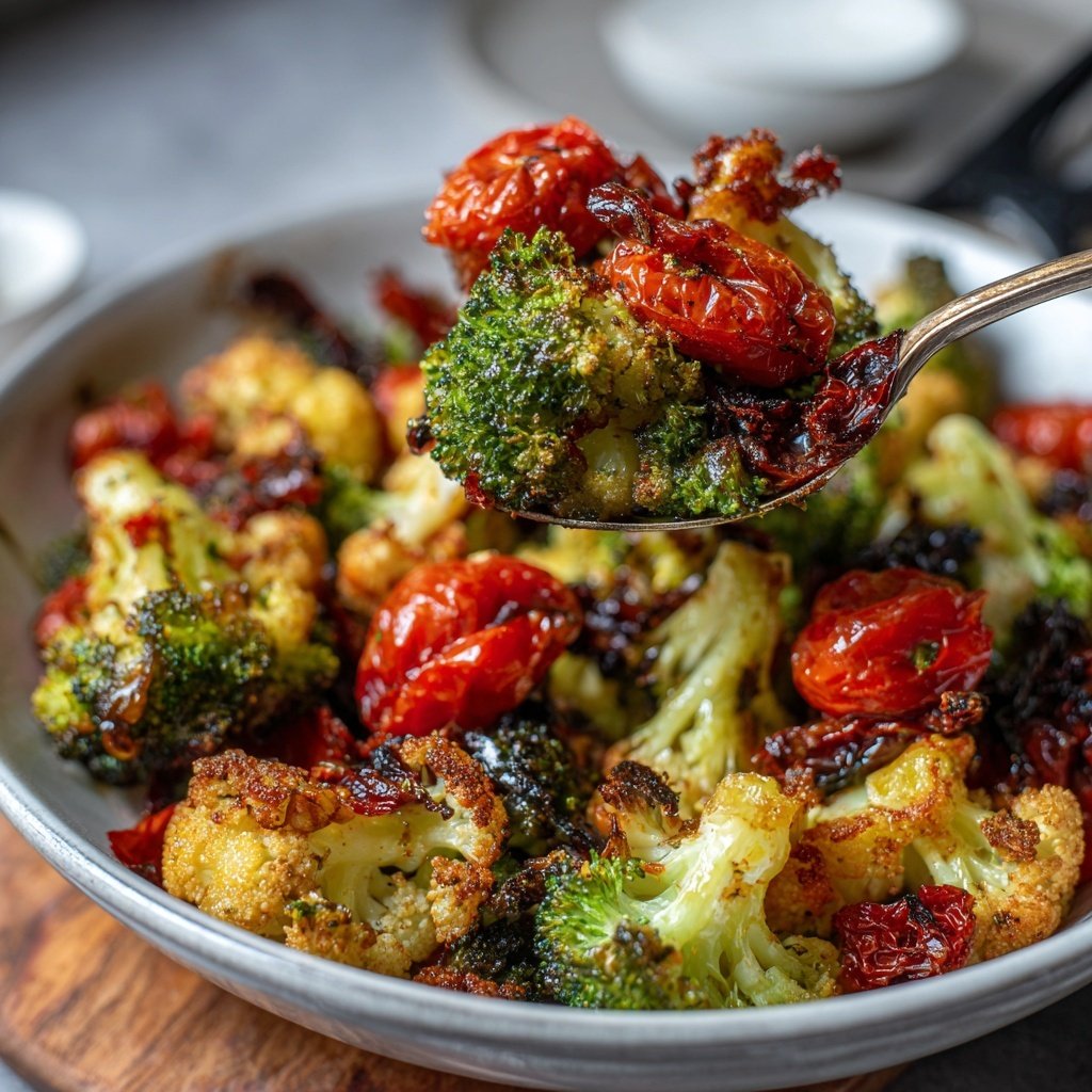 Blumenkohl mit Ofentomaten