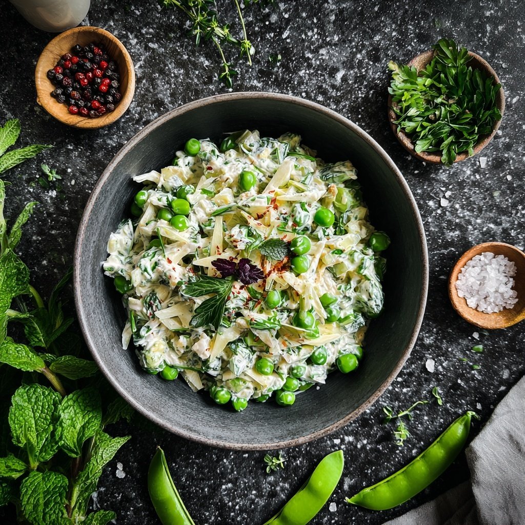 Reissalat Zum Grillen Mit Erbsen