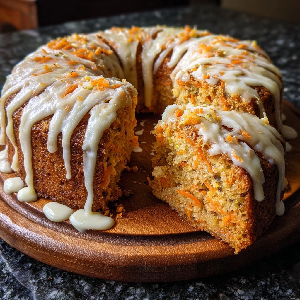 Karottenkuchen Mit Frischkäse Füllung