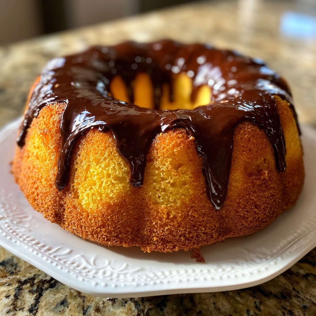 Karottenkuchen Mit Zartbitter Glasur