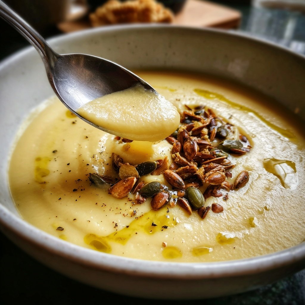 Blumenkohlsuppe mit Pastinaken