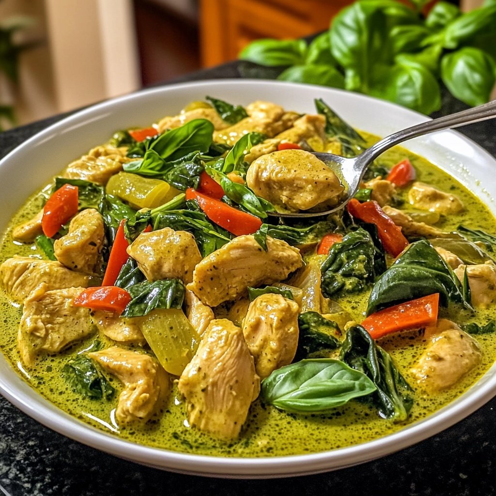 Thai Grünes Curry mit Huhn