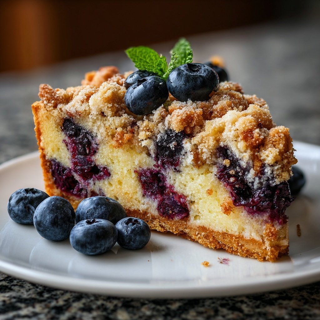 Streuselkuchen Mit Heidelbeeren