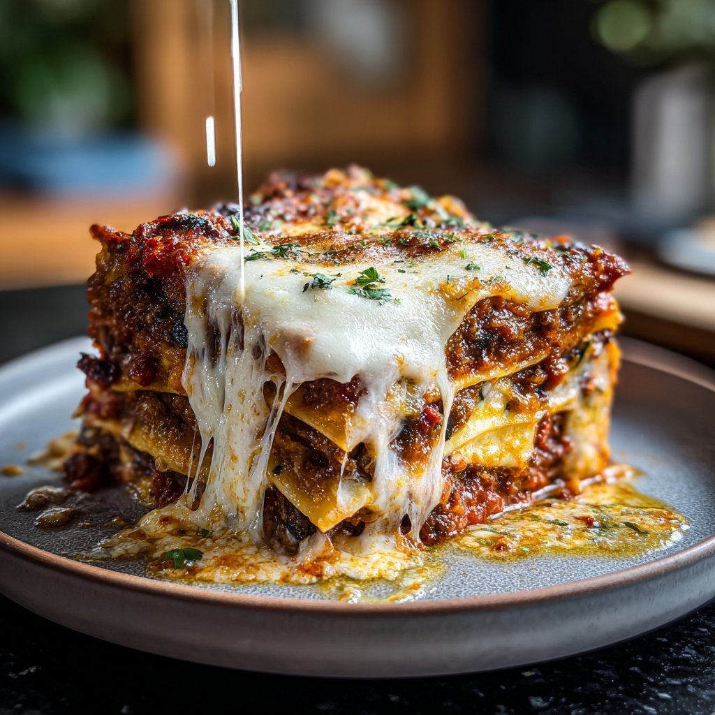 Lasagne mit Zucchini und Aubergine