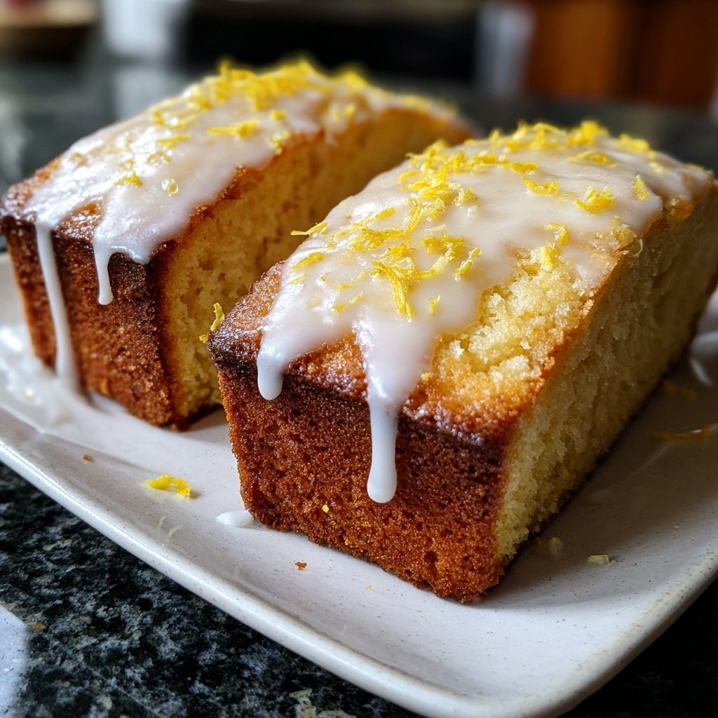 Zitronenkuchen mit Vanillezucker