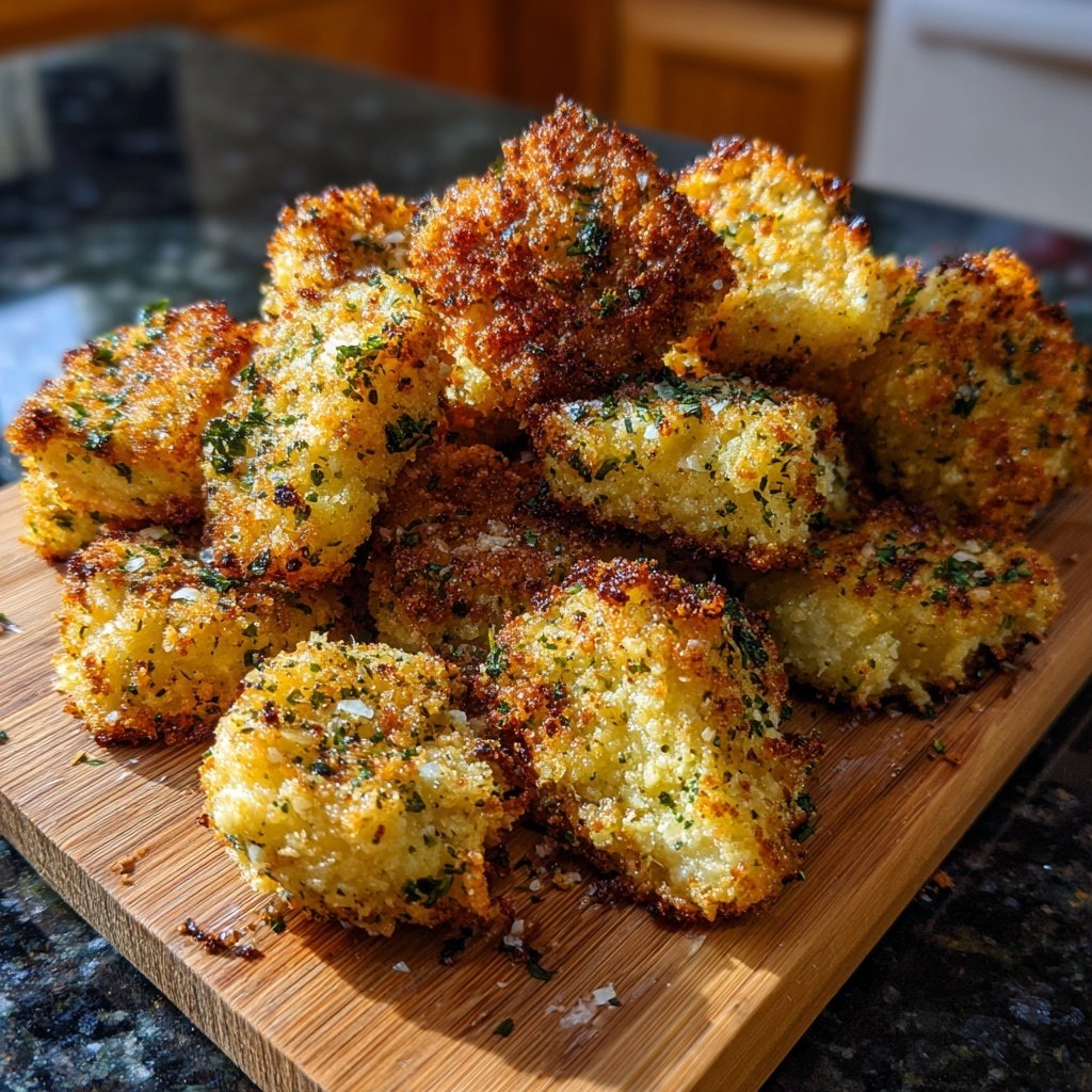 Blumenkohl Parmesan Nuggets
